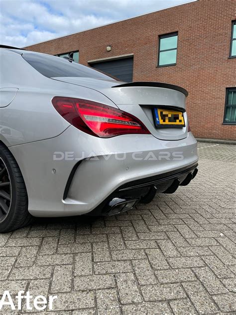 CLA 45 AMG Look Diffuser For Mercedes Benz CLA W117 C117 X117