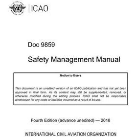 خرید و قیمت دانلود کتاب ICAO doc 9859 Safety Management Manual ویرایش 4