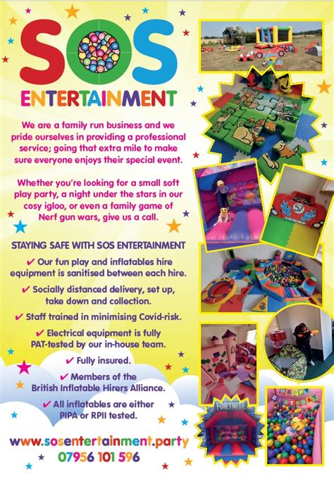 Brochures And Flyers Sos Entertainment