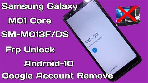 Samsung M01 Core Frp Bypass Samsung M013F Frp Unlock Samsung Frp