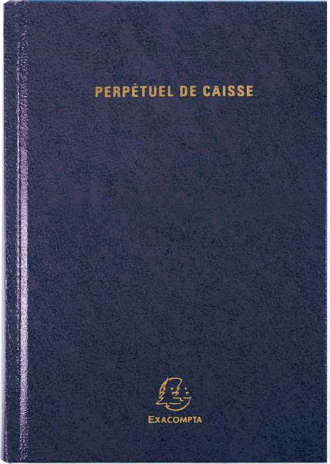 Lecas Agenda Perp Tuel De Caisse Journalier X Cm Couverture Rigide