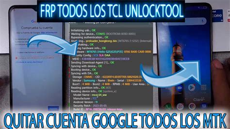 Frp Todos Los Tcl Nueva Seguridad Nuevo Metodo Con Unlocktool Mtk Tcl