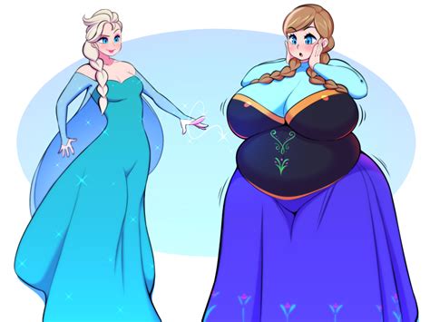 Elsa And Anna By Deztyle On Deviantart