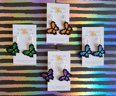 You Give Me Butterflies Cute Butterfly Mini Perler Beads Dangle