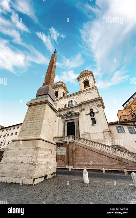 Church Of The Santissima Trinita Dei Monti In Renaissance Style Xvi