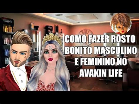 COMO FAZER UM ROSTO BONITO FEMININO E MASCULINO NO AVAKIN LIFE PASSO A