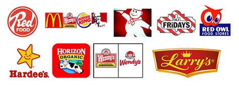 Red Food Brand Logos