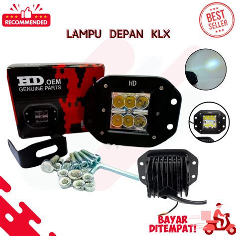 Jual Lampu Reflektor Dtracter Crf Wr155 Lampu Depan Led 6 Mata Klx 150