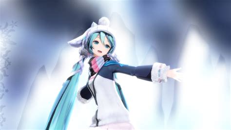 【mmd】 Hand In Hand 【yyb式初音ミク 10th Winter Ver 雪ミク 】 4k 60fps Youtube