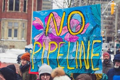 Canadian First Nations And Allies Protest Coastal Gaslink Pipeline