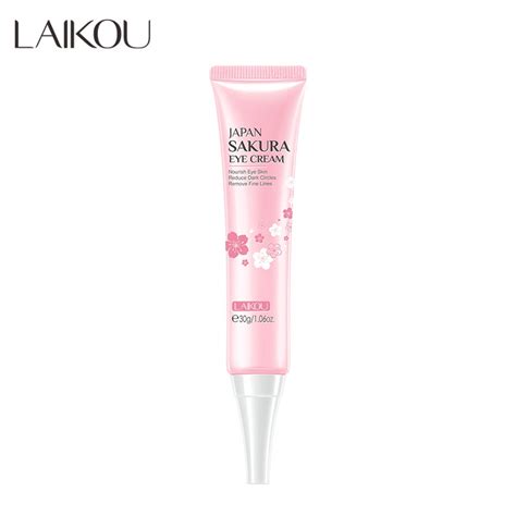 Laikou Japan Sakura Eye Cream Nourish Eye Skin Reduce Dark Circles