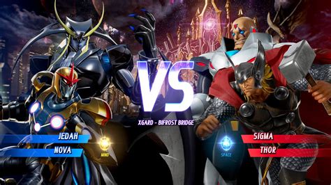 Marvel Vs Capcom Infinite Jedah Nova VS Sigma Thor Thor Nova YouTube