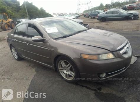 2007 Acura TL 19UUA66217A024372 Bid History BidCars