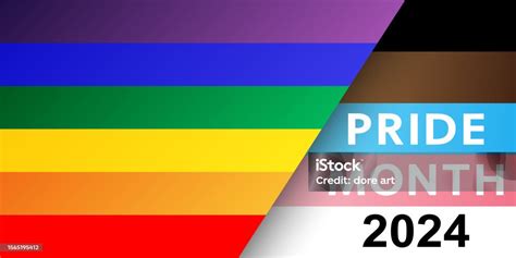 Pride Month 2024 Greeting Poster Vector Stock Illustration Download Image Now Annual Event