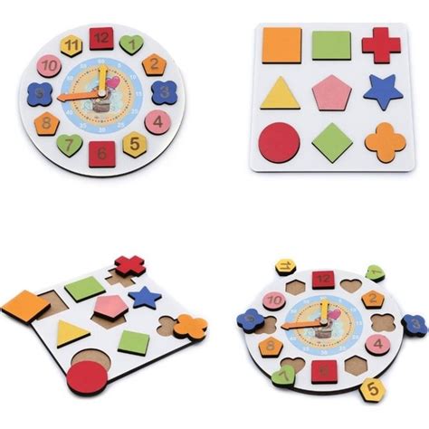 Hamaha Wooden Toys Eğitici Geliştirici 2 In 1 Set Geometrik Fiyatı