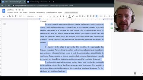 Como Formatar O Texto No Google Docs De Acordo A ABNT YouTube