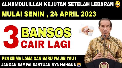 Kejutan Mulai April Bansos Pemerintah Ini Cair Lagi Hingga