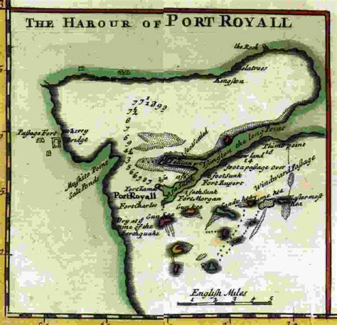 Map of Port Royal and the ocean side of the Point | Pirates & Zombies