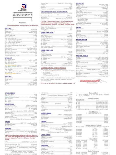 Cessna Citationx Check Pdf Takeoff Airspeed