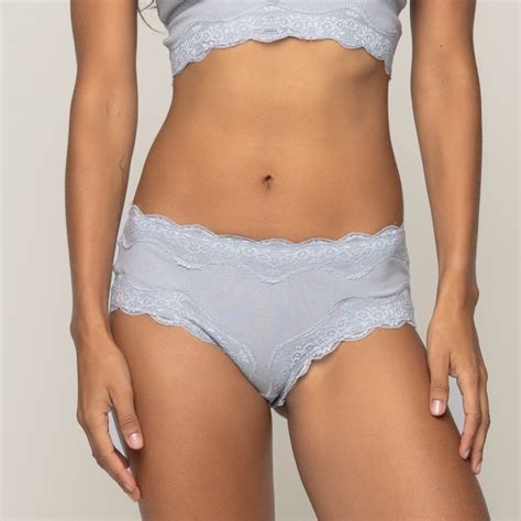 Calcinha Biquíni Confort Ribana Cinza Jescri Lingerie de qualidade e fabricação própria em