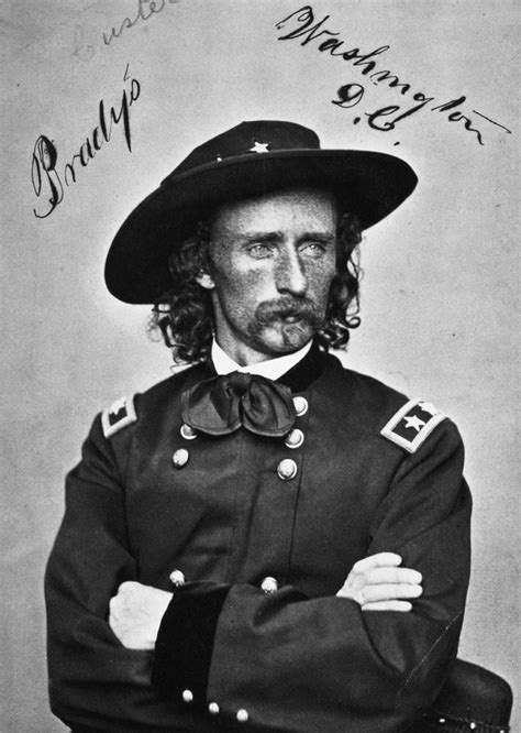 George Custer 1839 1876 Namerican Army Officer Photographed 1865 In The Uniform Of A