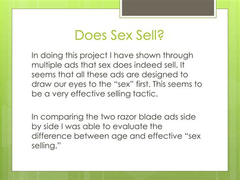 Ppt Selling Sex Powerpoint Presentation Free Download Id6323382