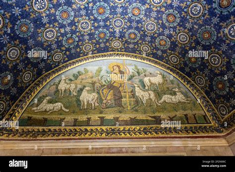 The mosaics of mausoleo di galla placidia hi-res stock photography and ...