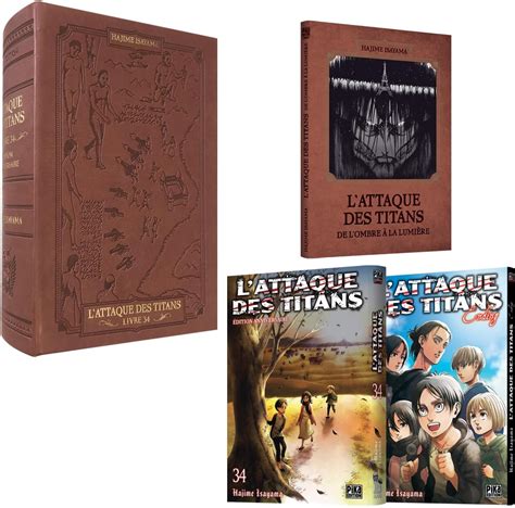 MAJ Le 21 11 L Attaque Des Titans Tome 34 Coffret Edition