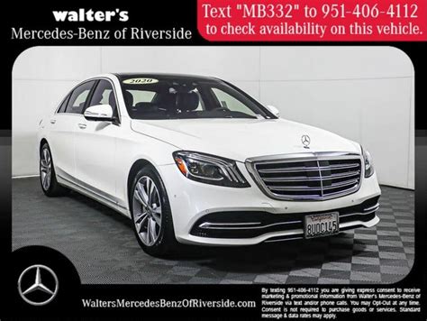 Used 2020 Mercedes Benz S Class S 450 Sedan Rwd For Sale With Photos Cargurus