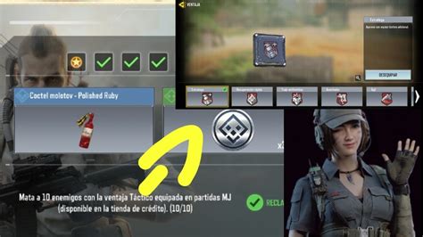 Completar EVENTO Mata A 10 ENEMIGOS Con La VENTAJA TACTICO COD MOBILE