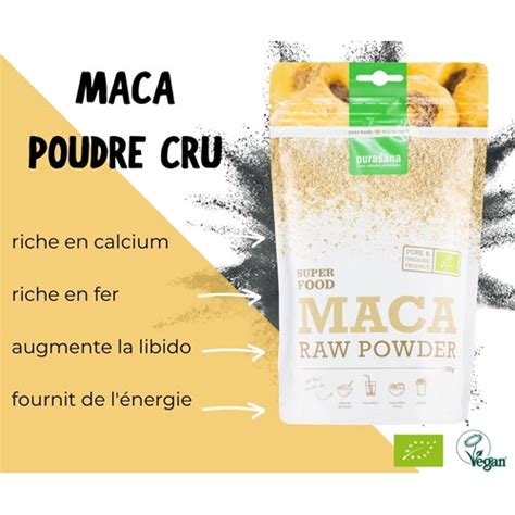 Purasana Superfood Maca Powder Bio 200 Gramm Peru Superfood