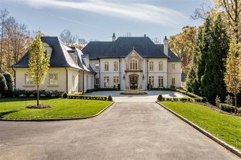 Estate Of The Day 5 5 Million French Inspired Mansion In Raleigh