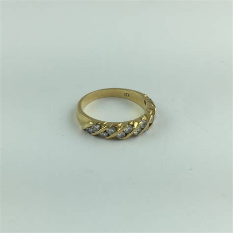 Anillo Oro 18 K Y Brillantes Zorrilla