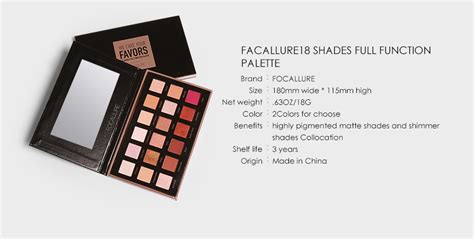 Focallure We Care Your Favors Palette BrightLux Focallure Pakistan