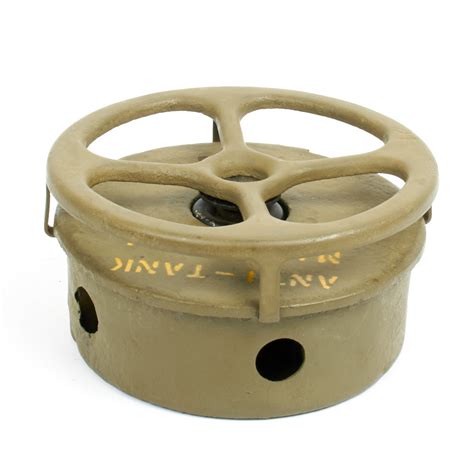 Us Wwii M1a1 Anti Tank Training Mine International Military Antiques