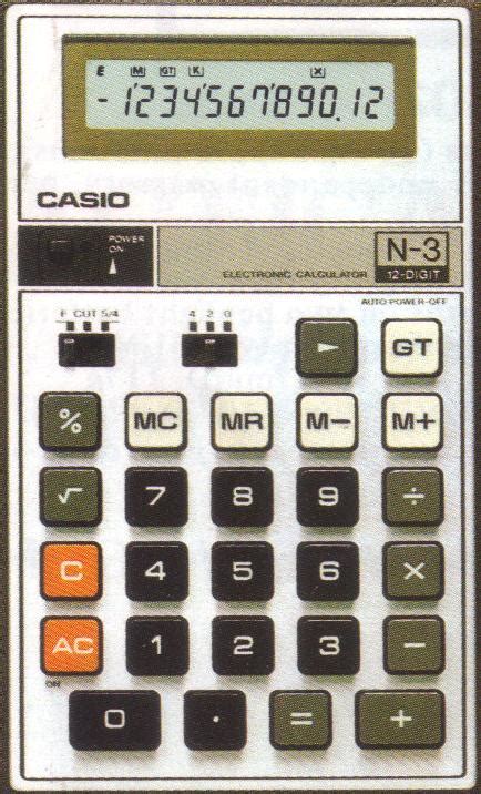 Casio N Calculatrice Lcd Casio N Casio Ledudu