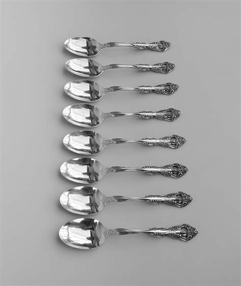 Oneida Stainless Michelangelo Heirloom Set Of 7 Teaspoons Glossy Finish