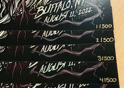 Limited Edition Concert Posters With Unique ID - Supply Rite Printworks