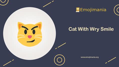 😼 Meaning Cat With Wry Smile Emoji Copy And Paste