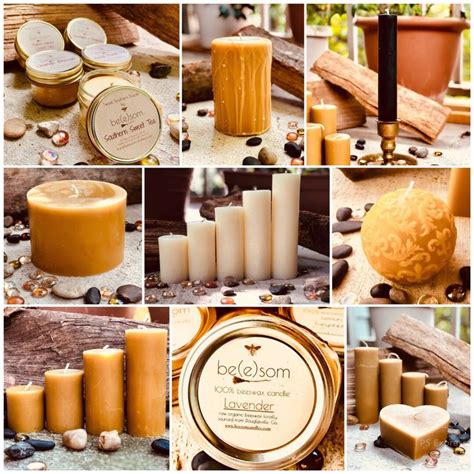 Updates From BeEsom On Etsy Pure Beeswax Candles Organic Beeswax