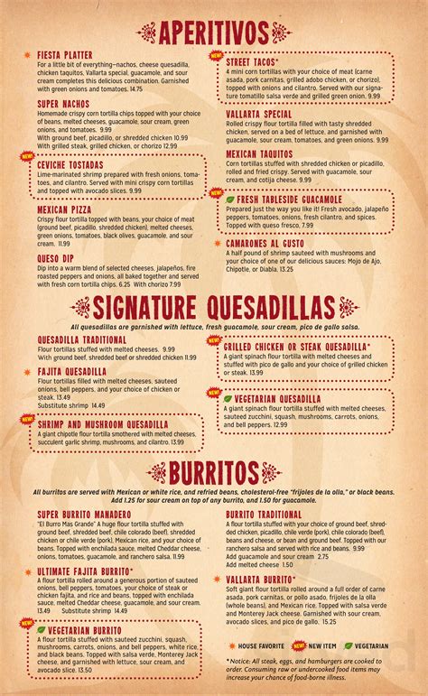 Puerto Vallarta Restaurant Kingston Wa Menu In Kingston Washington Usa