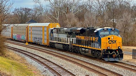 Csx Monon Nyc Heritage Duo In Martinsburg Youtube