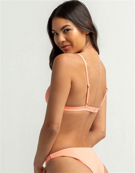 Full Tilt Sherbert Fixed Triangle Bikini Top Sherbert Tillys