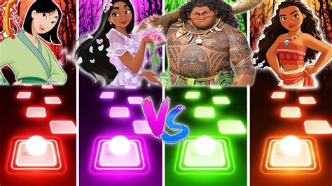 Mulan Vs Encanto Isabela Vs Maui Vs Moana Tiles Hop What Else Can I