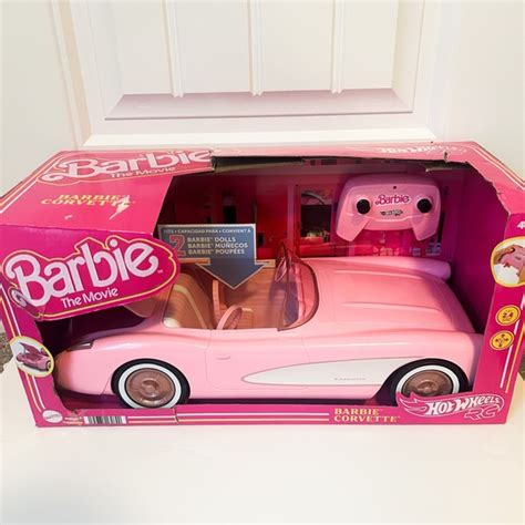 Hot Wheels Toys Barbie The Movie Rc Remote Control Corvette Car Hot Wheels Poshmark