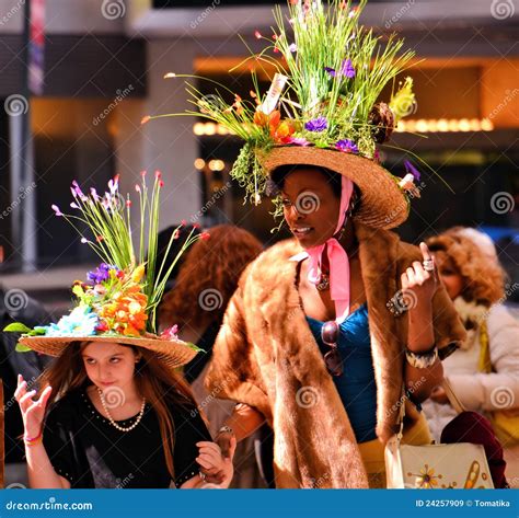 Extravagant Hats Editorial Stock Image Image Of Feather 24257909