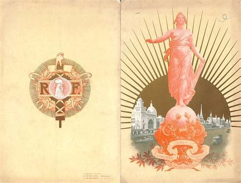 Couverture Du Menu Du Banquet Des Maires De France 1900 PICRYL