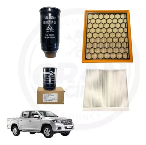 Kit De Filtros Maxus T Lt Aceite Aire Polen Petroleo Cuotas