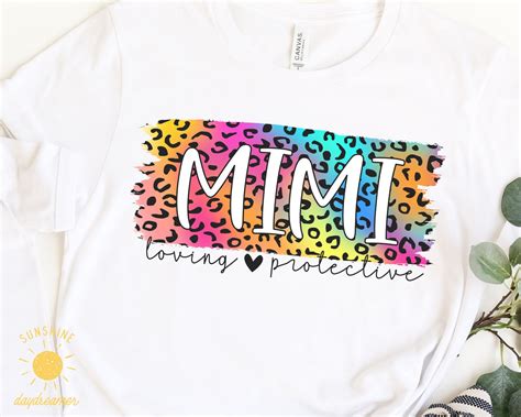 Mimi Sublimation Png Mimi Shirt Sublimation File Grandma Etsy