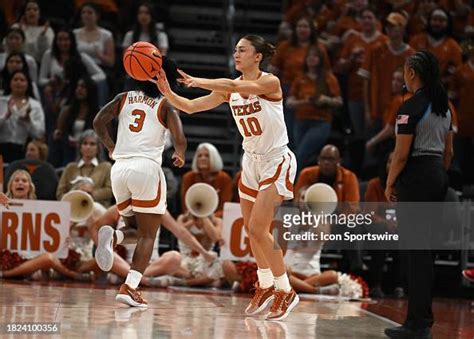 Texas Longhorns Guard Shay Holle Passes The Ball During Game News